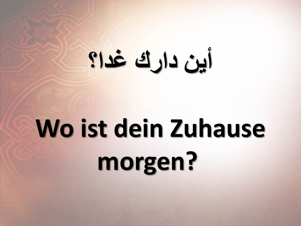 Wo ist dein Zuhause morgen?